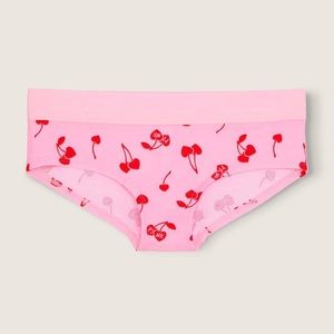VS Pink Cherry Hearts Logo Hipster